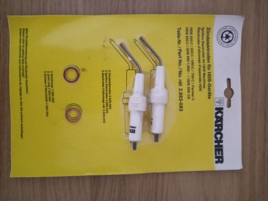 Nowe oryginalne Elektrody Karcher HDS 990 i inne