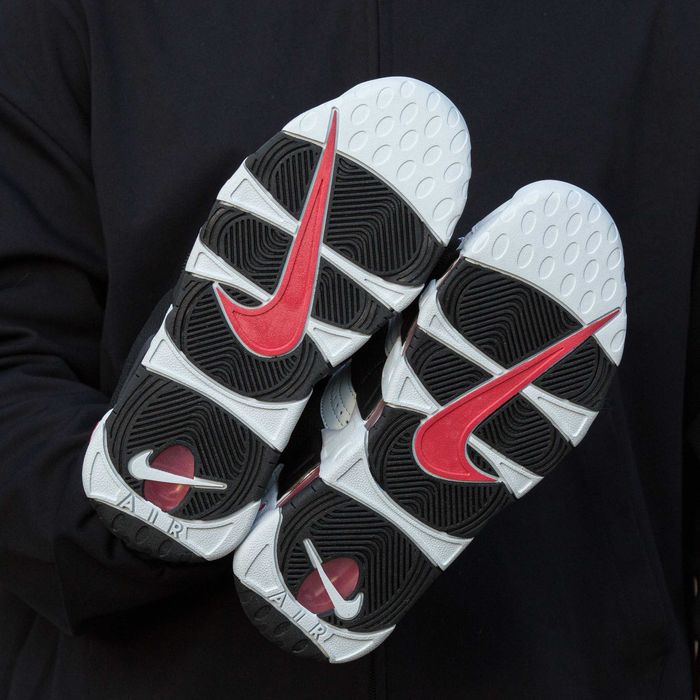 !SALE! Nike Air More Uptempo Low White Black 40 41 42 43 44 45 найк