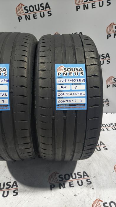 2 pneus semi novos 225-40R18 Continental - Oferta dos Portes
