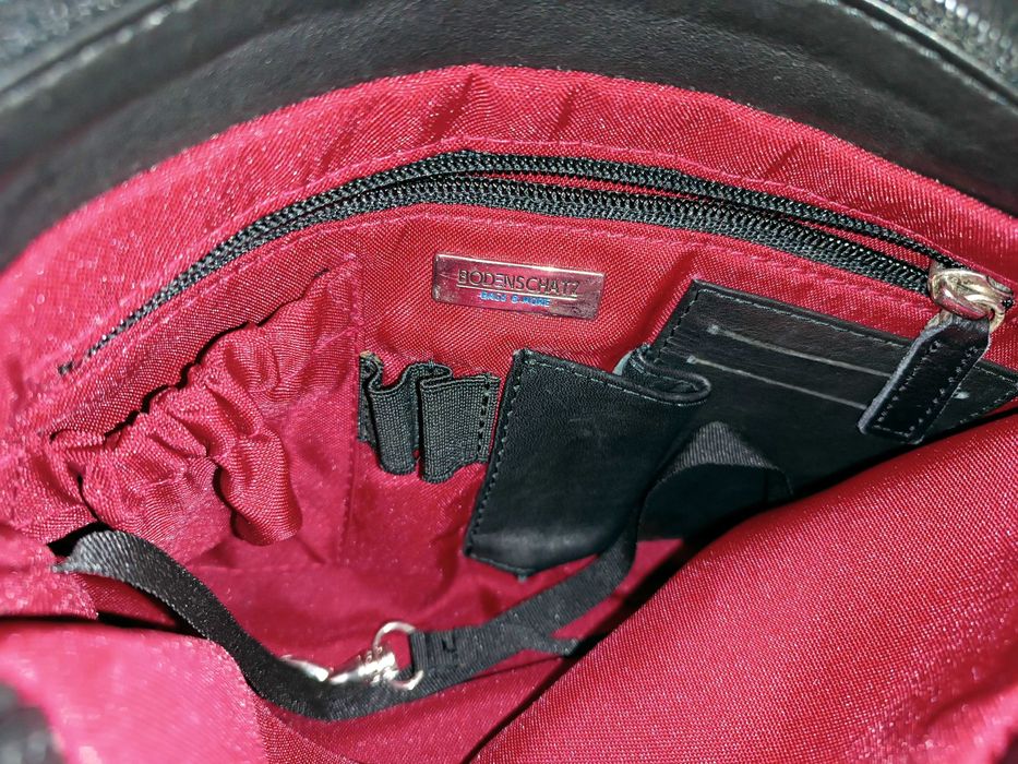 Сумка Bodenschatz Германия кросс-боди натуральная кожа