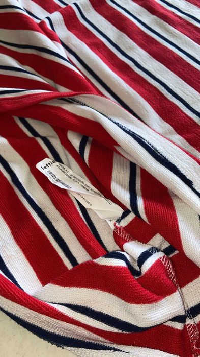 Lefties Red and White Striped Long Sleeve Shirt