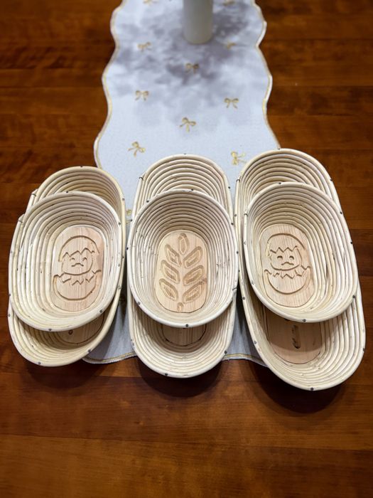 Koszyk  do wyrastania garowania chleba wielkanocny świąteczny 0,4kg