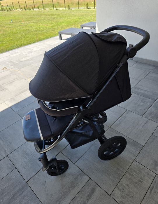 Wózek spacerowy LIONELO Annet Tour Carbon Czarny