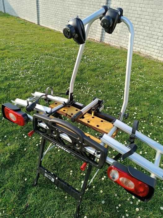 Bagażnik na 2 rowery na hak uchylny antykradzieżowy