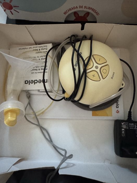 Bomba de leite Medela na caixa, quase nova
