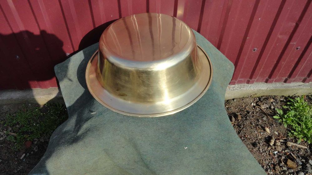 Тазик латунь СССР на 5 л. и на 10 литров полированные