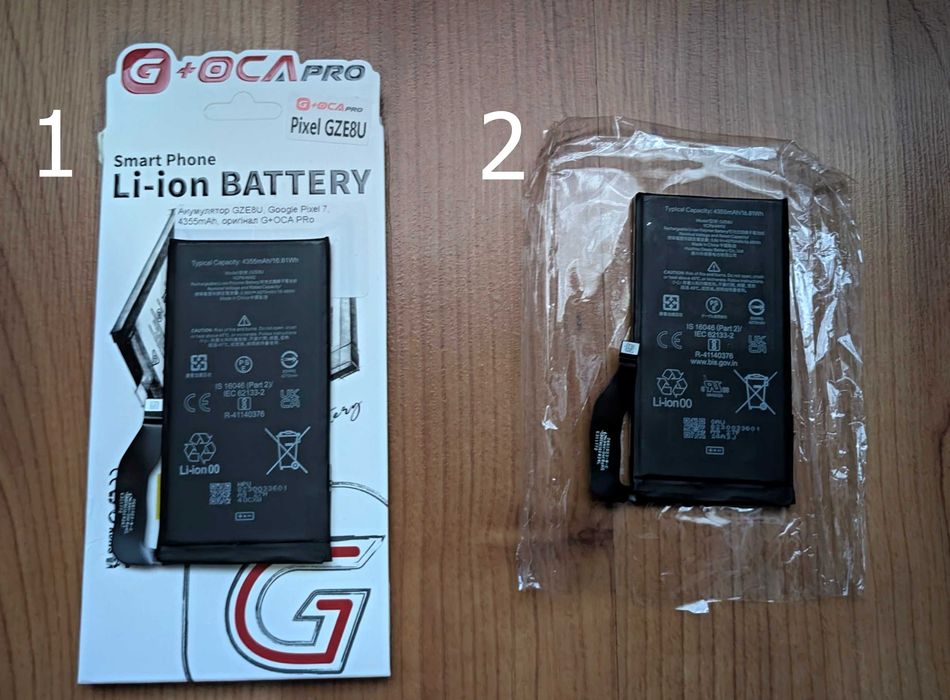 Батарея Google Pixel 7 G+OCA PRo