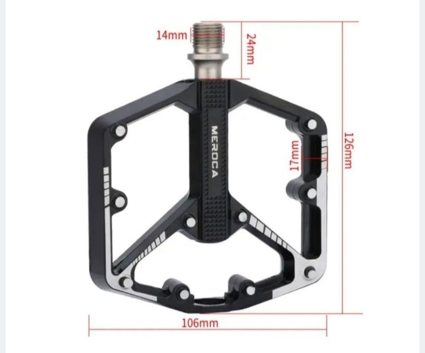 Meroca 2 pedały platformowe MTB