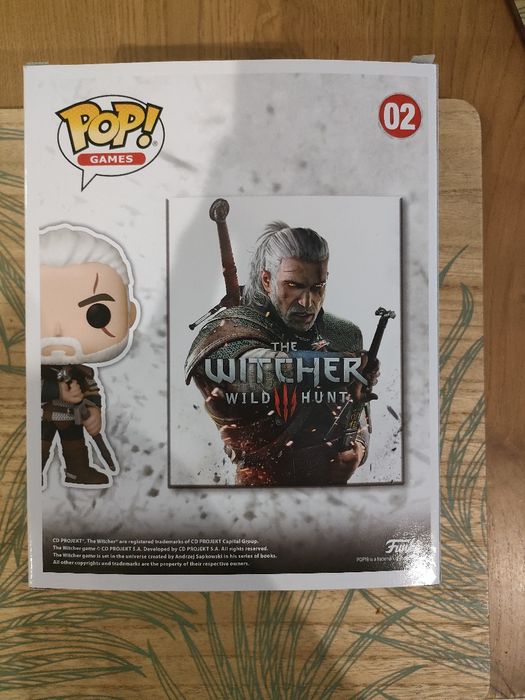 Wiedźmin - Geralt okładka funko pop 02