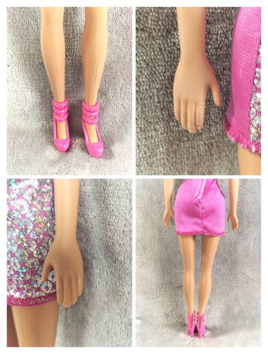 Lalka Glitz Barbie pink 2013 Mattel #W3902