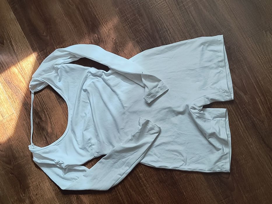 Комбінезон білий з відкритою спиною