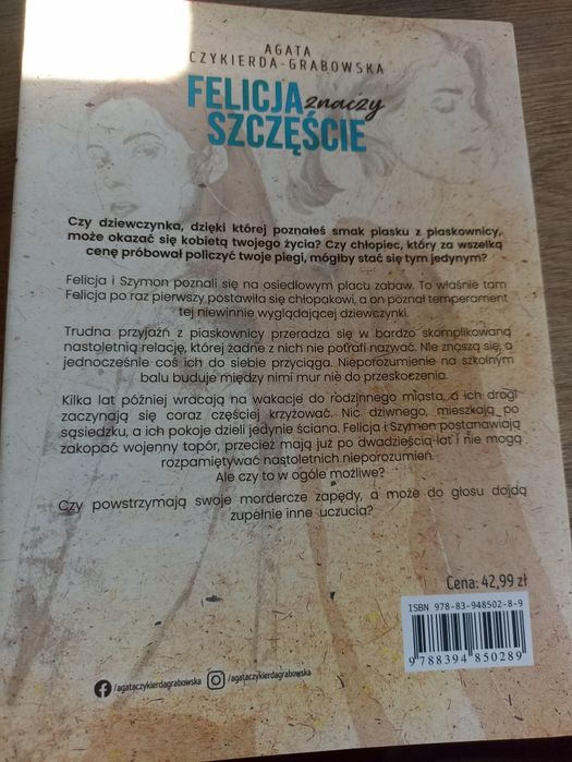 Felicja znaczy szczęście Agata czykierda grabowska