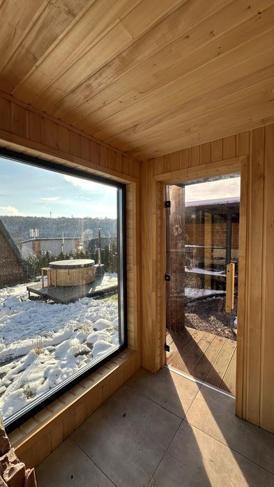 Подобова оренда котеджу м. Львів Volya.Resort з чаном та сауною