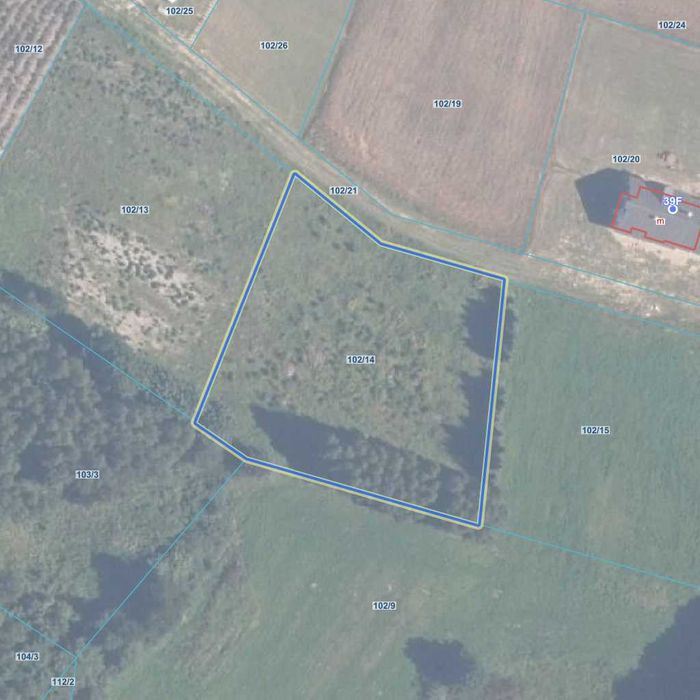 Działka Łosienice 2633 m²