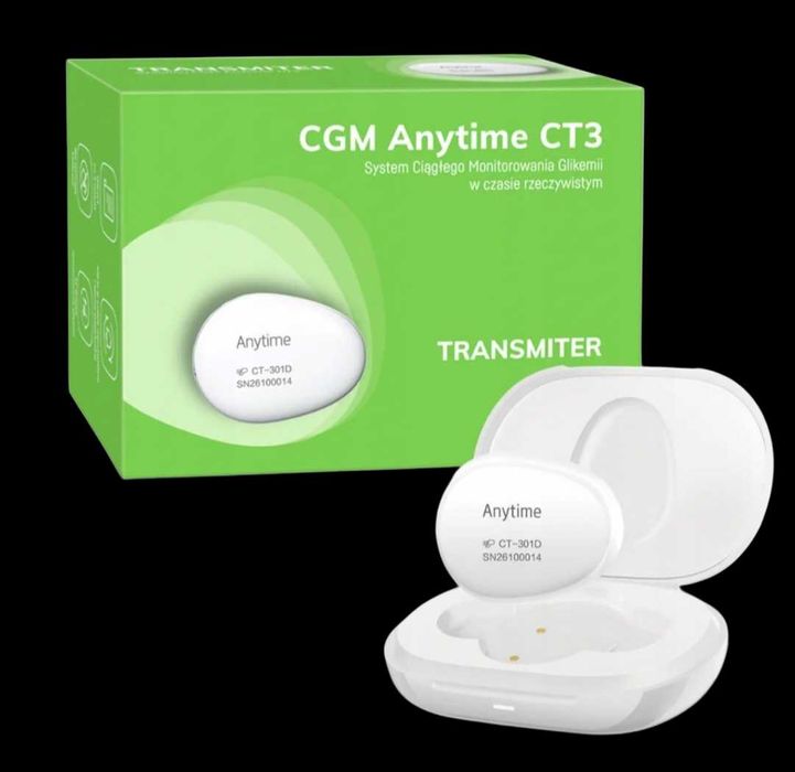 System ciągłego monitorowania glikemii CGM Anytime CT3 - Transmiter