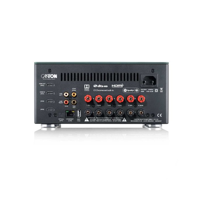 Amplituner Canton Smart Amp 5.1 Black Dolby Atmos eArc Gwarancja 2 lat