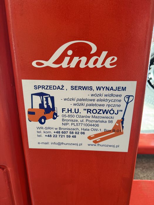 Електричний візок (рокла) електро навантажувач Linde T16