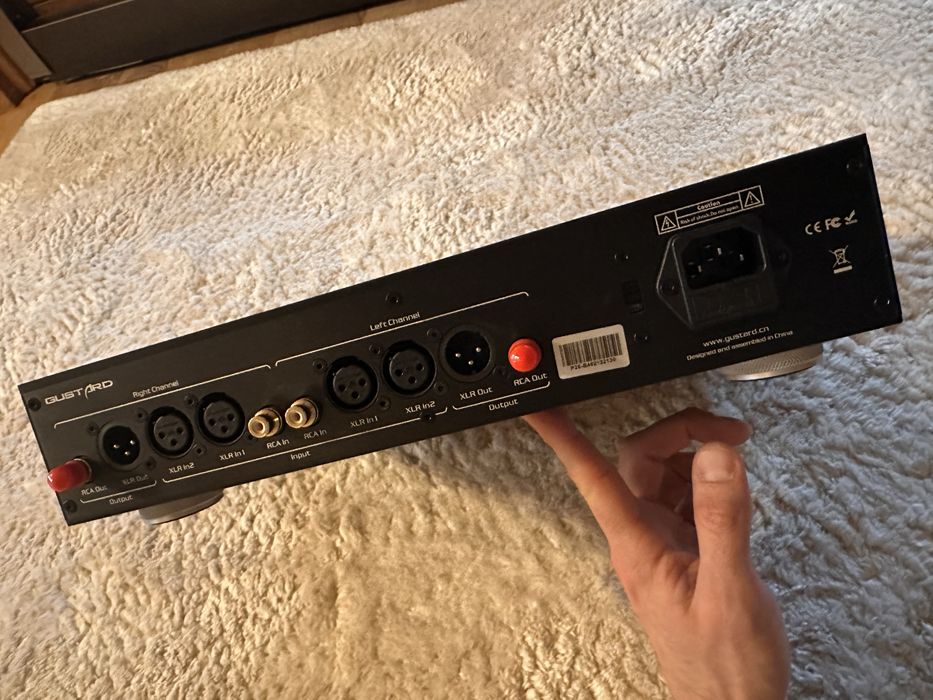 Gustard P26 hi-end pre-amp z XLR stan idealny! oryg pilot