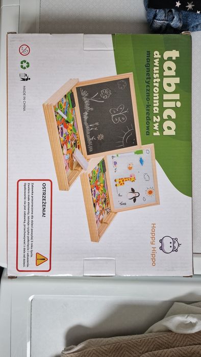 Nowa Tablica na magnesy, mazaki suchoscieralne lub kredę