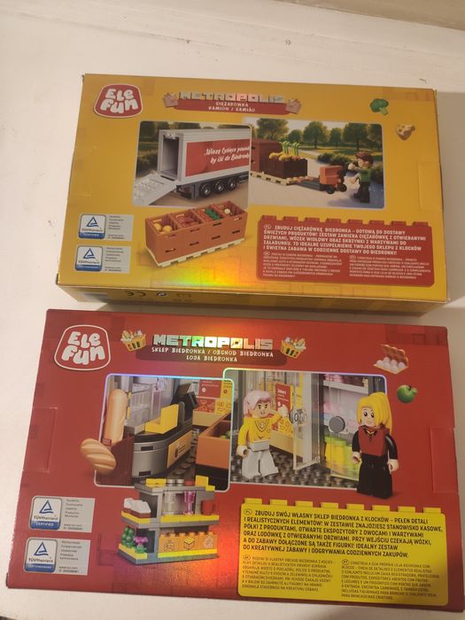 Klocki market i tir Biedronka, EleFun