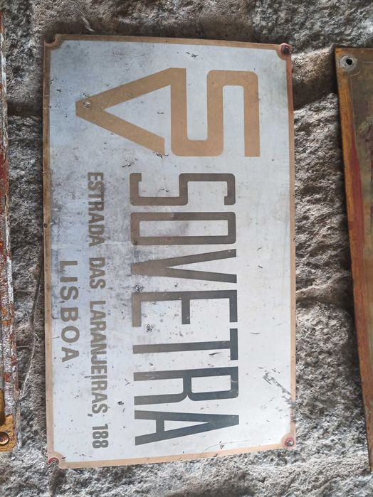 Chapas máquinas antigas