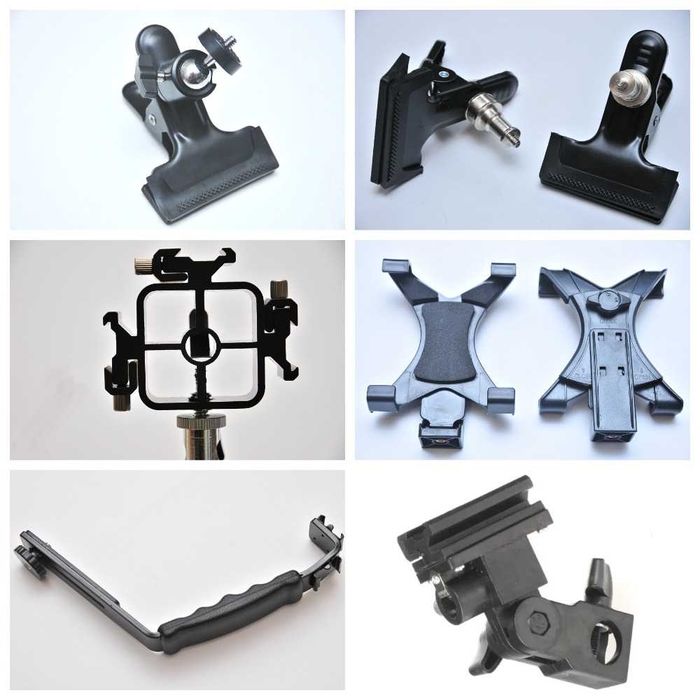 Насадка-держатель 360 градусов резьба 1/4"(черная