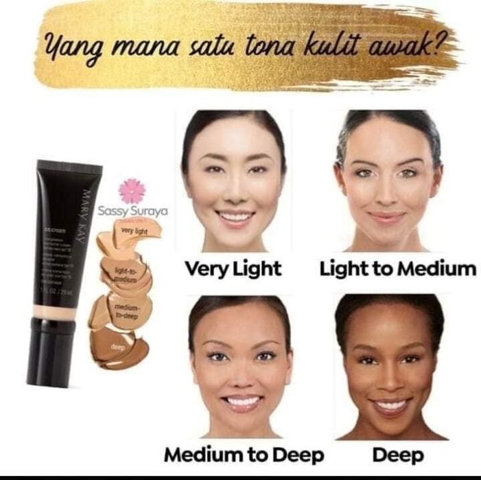 CC krem odcień light to medium mary kay