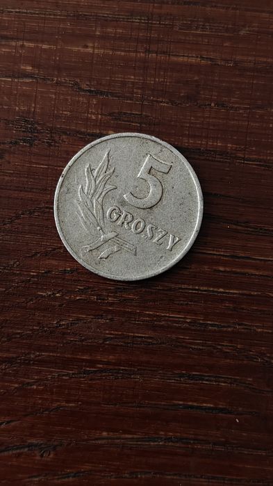 5 groszy z 1959 roku.