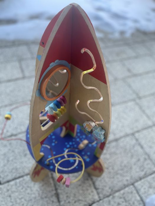 Zabawka edukacyjna Drewniana Rakieta