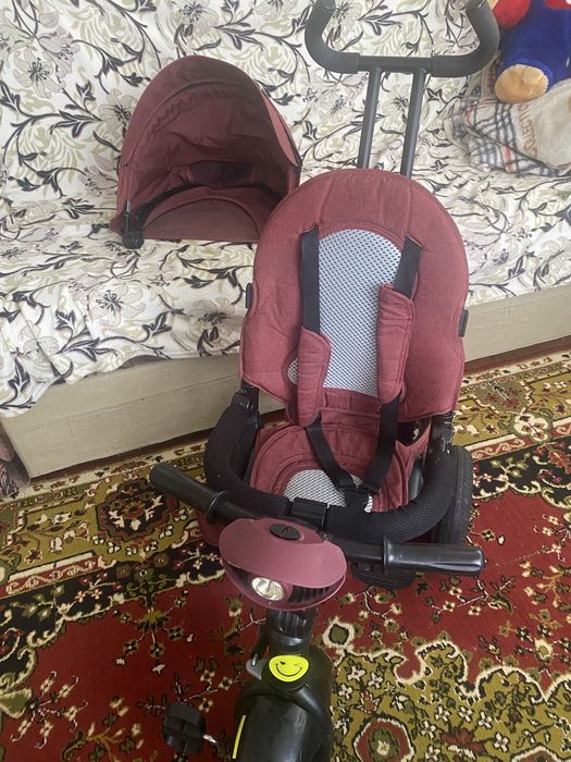 Трьохколісий велосипед з батьківською ручкою 3 в 1