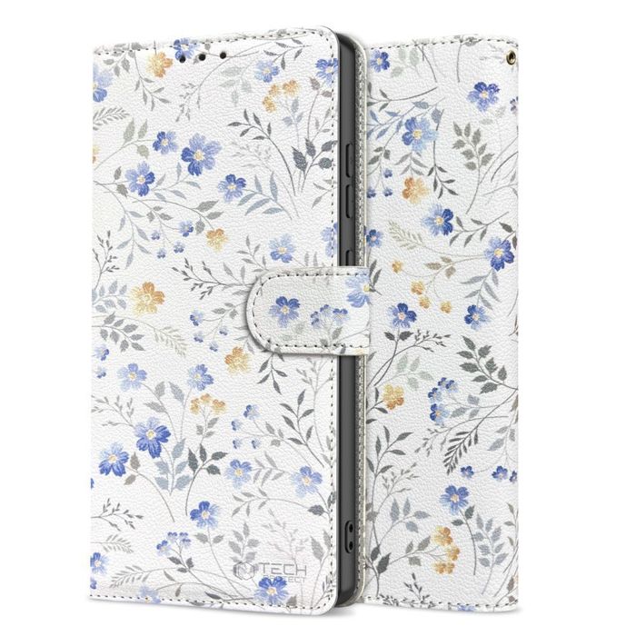 Tech-Protect wallet Galaxy A57 5G spring flowers