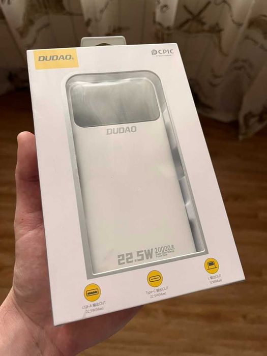 DUDAO K15 Pro 22.5W 20000mAh PD + QC | Павербанк