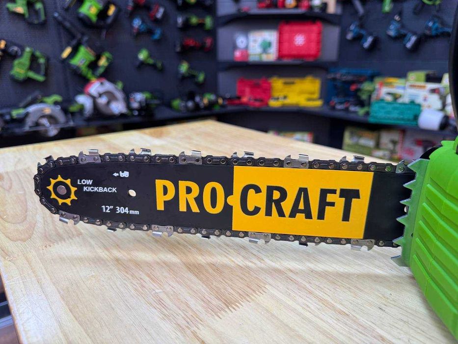 Ланцюгова пила Procraft + Акб 4 Ампера Razor +Зарядка +Масло  ГАРАНТІЯ