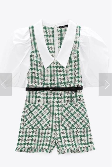 Ромпер, комбенізон твідовий Zara