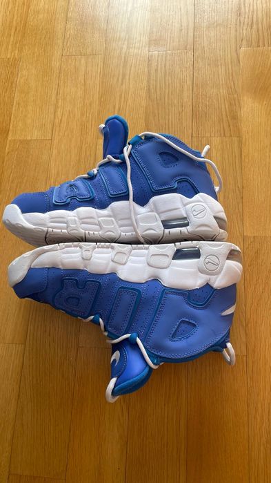 Nike  Air More Uptempo TD Medium Blue Battle-Blue White
