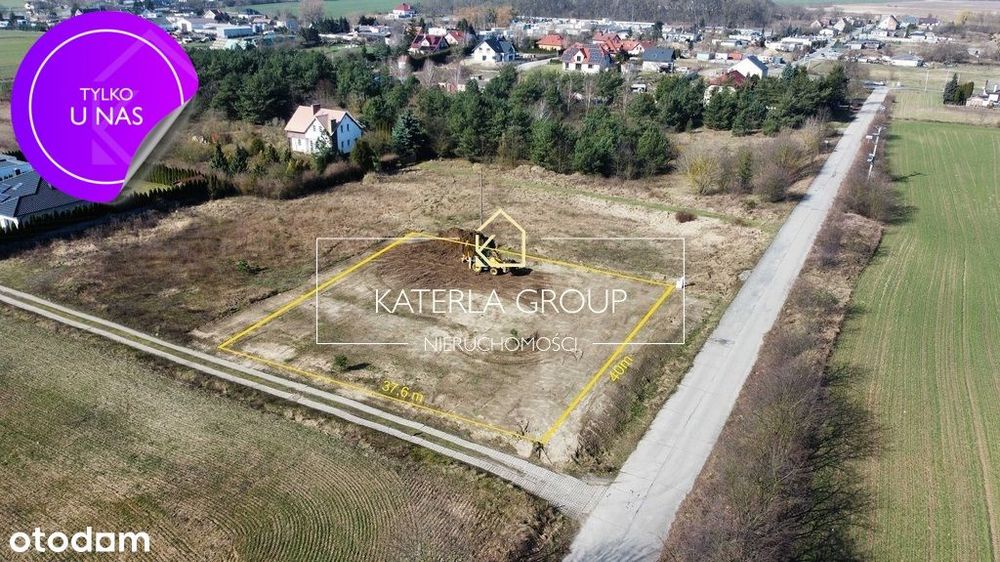 Działka 1505m2 Osówiec z pozwoleniem na budowę