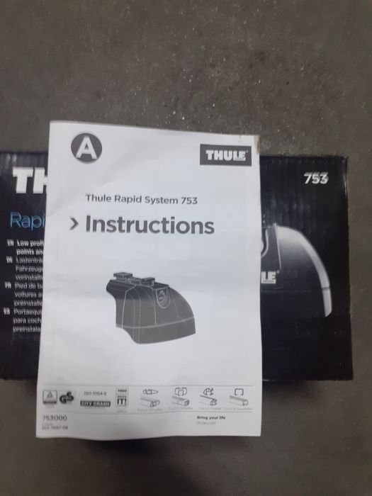 Thule stopy  do audi a3  8p