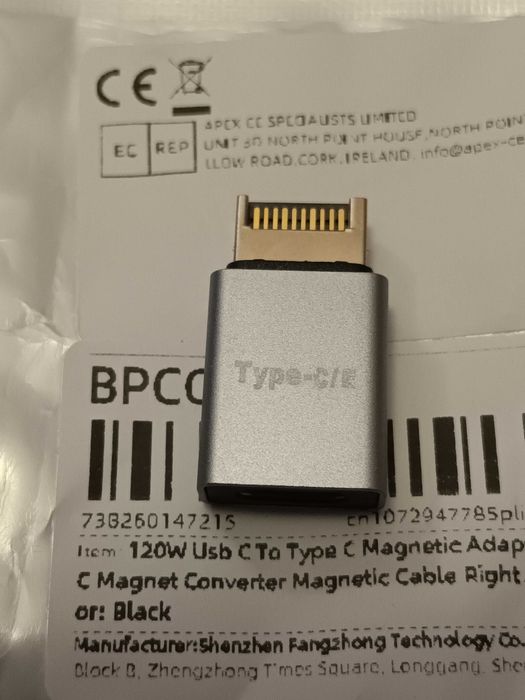 Adapter Typ-E do USB Typ-C