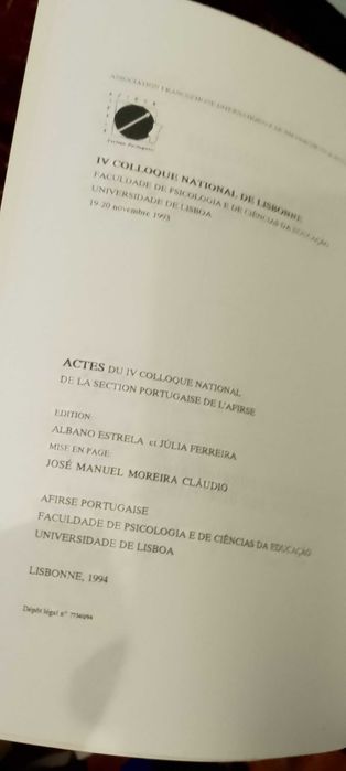 Desenvolvimento Curricular e Didática das Disciplinas 1994