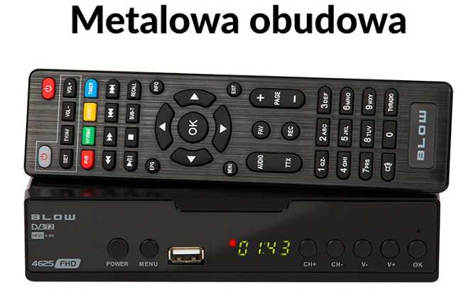 Nowoczesny dekoder tuner DVB-T2