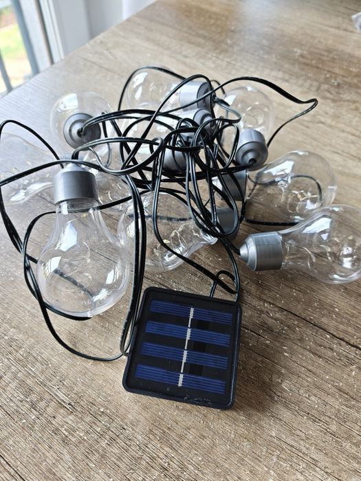 Girlanda solarna do ogrodu
