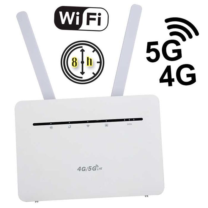 4G Интернет при блэкауте (Роутер B535Pro + Аккумулятор + МИМО Антенна)
