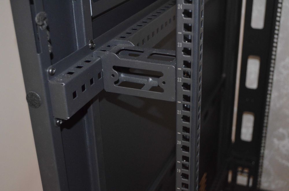 Szafa rack serwerowa 19" Lanberg 47U 800x1200 czarna na kółkach