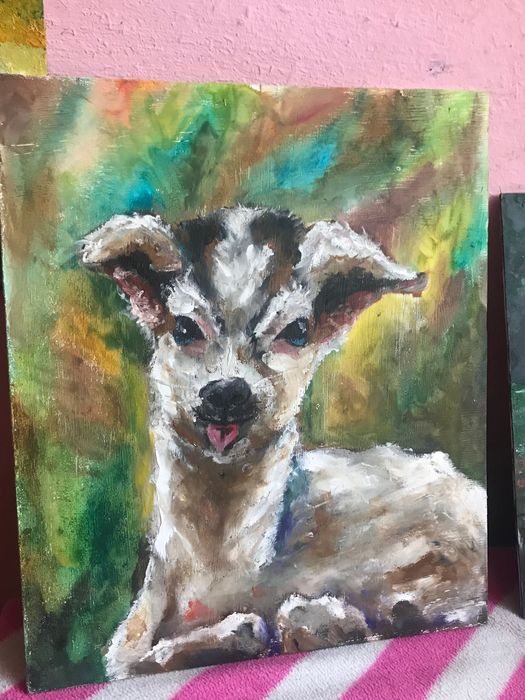 Картина маслом «козенятко»