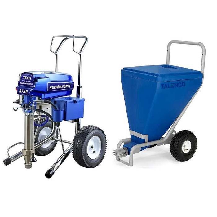 Бак бункер хопер  для фарби та шпаклівки для шпаклювальних апаратів