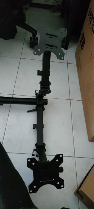 Vendo suporte monitores duplo