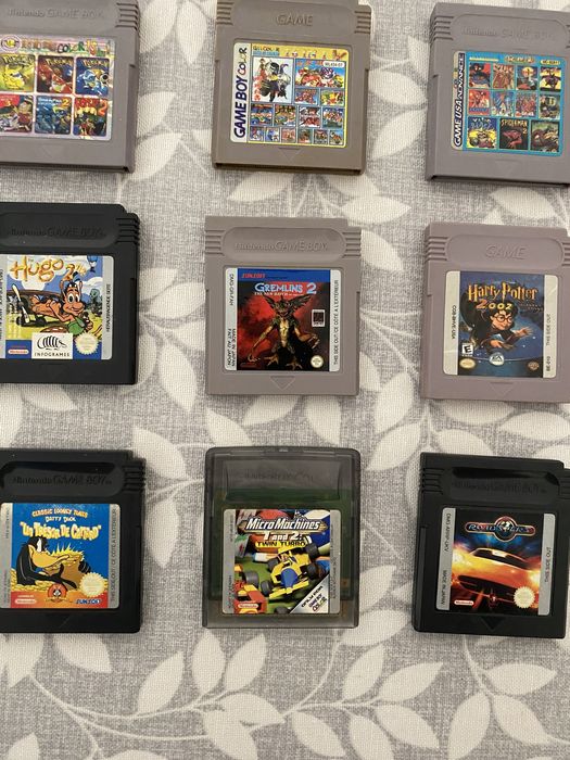 Conjunto 8 Jogos gameboy