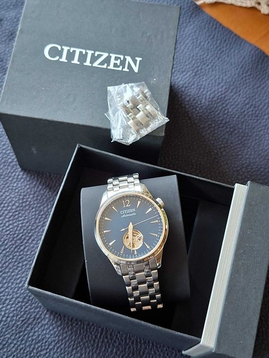 Zegarek męski Citizen Mechanical Classic Open Heart