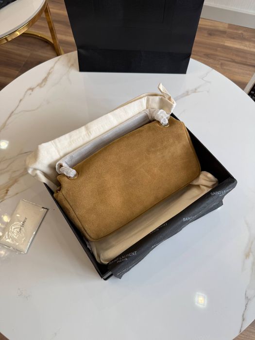 Сумка YSL Yves Saint Laurent Calypso замшева люкс