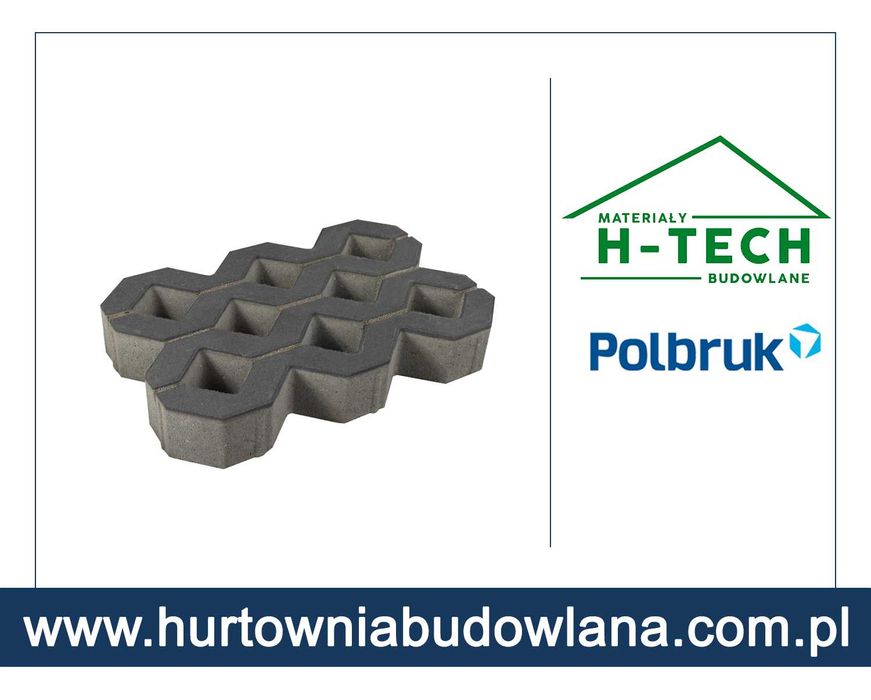 Płyta ażurowa ażur Polbruk EKOTECH bruk kostka brukowa